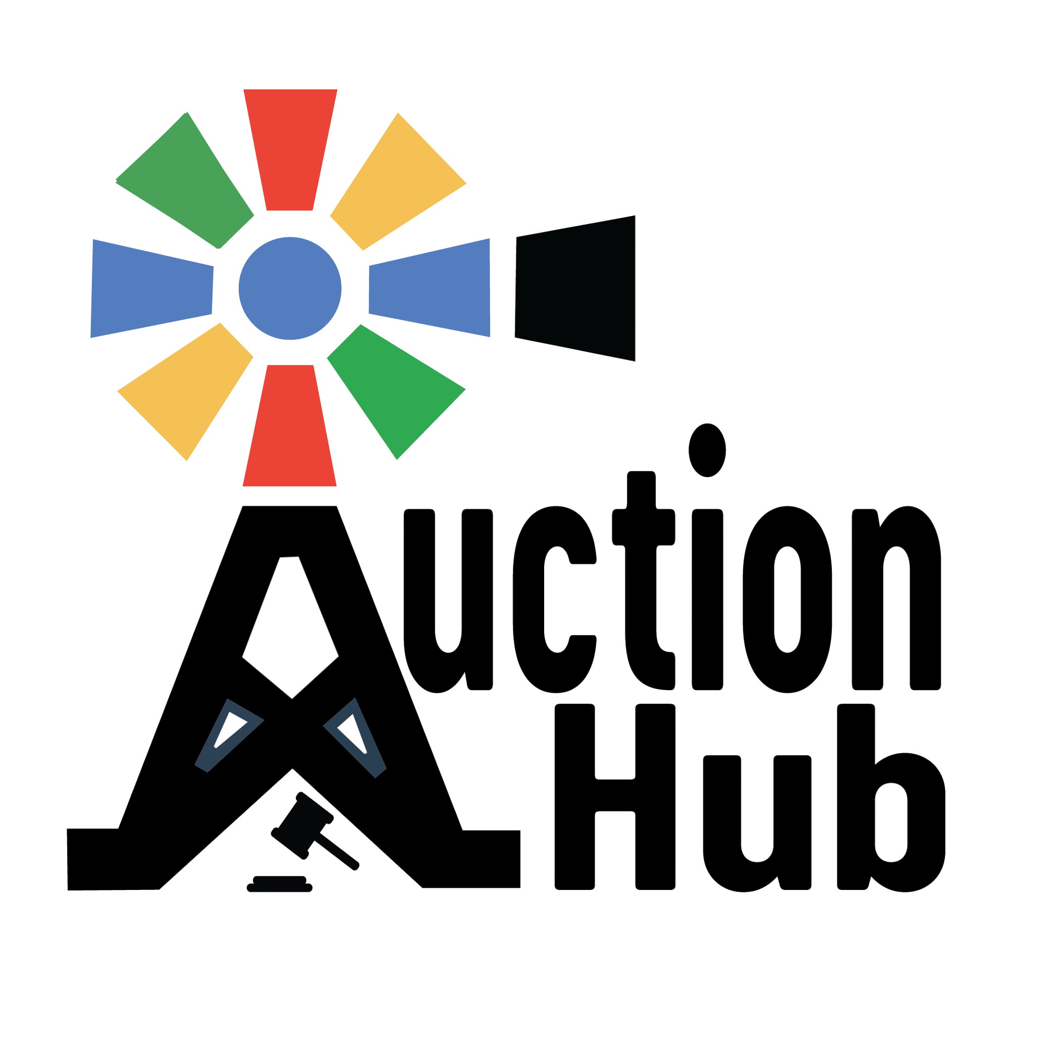 auction hub logo png transparent